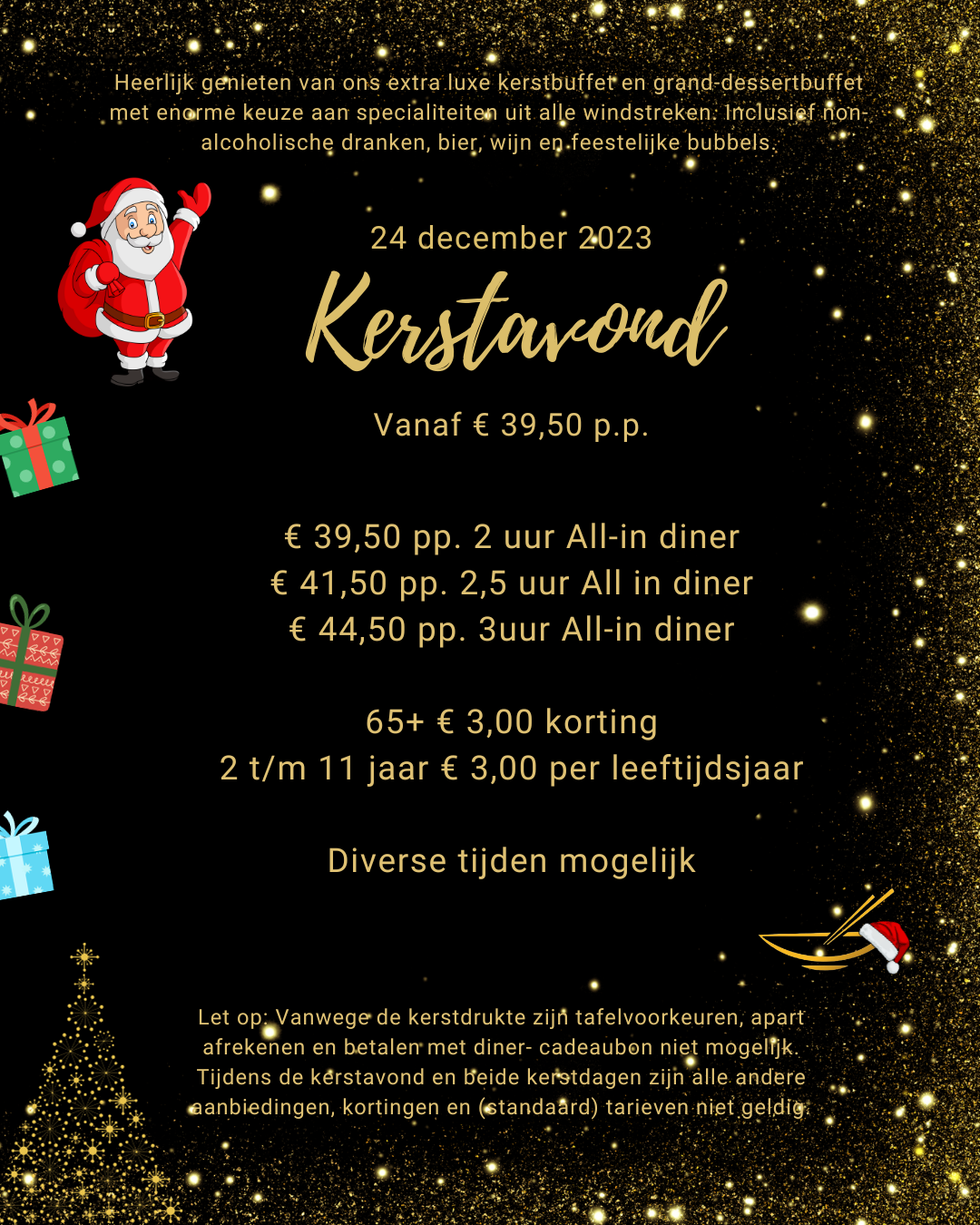 kerst bij de goudenwok