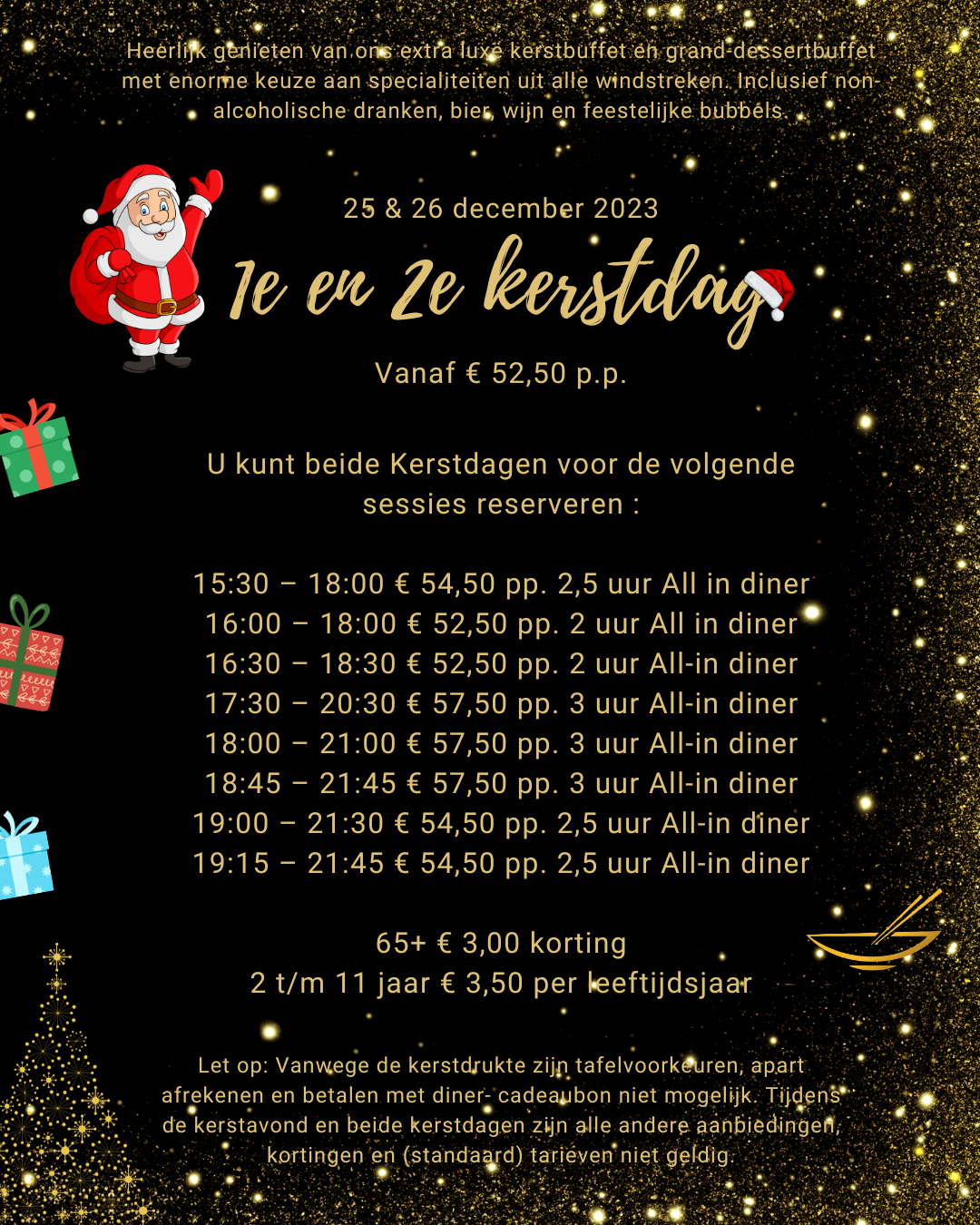 kerst bij de goudenwok