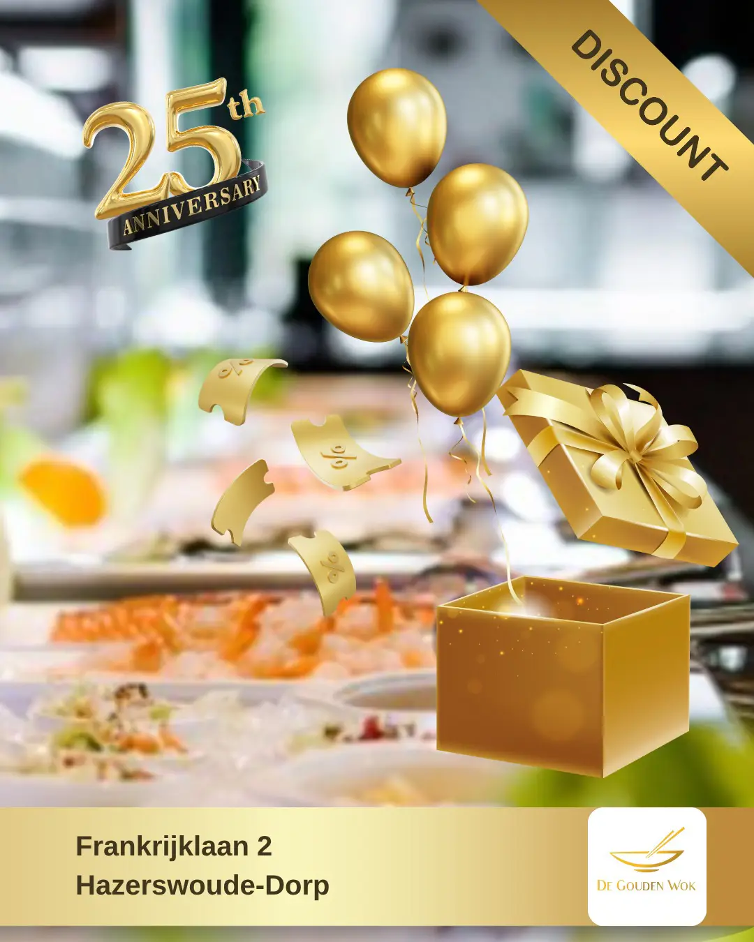 25 jaar jubileum, aanbieding